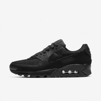 Nike Air Max 90 - Női Utcai Cipő - Fekete/Fekete/Fehér/Fekete